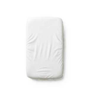 Cearceaf 2 in 1 impermeabil din bumbac organic 90x50 cm Twindeco Alb imagine