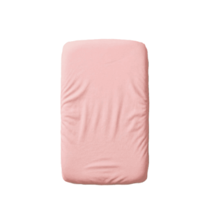 Cearceaf 2 in 1 impermeabil din bumbac organic 90x50 cm Twindeco Roz imagine