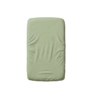 Cearceaf 2 in 1 impermeabil din bumbac organic 90x50 cm Twindeco Menta imagine