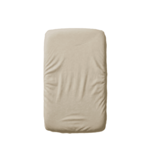 Cearceaf 2 in 1 impermeabil din bumbac organic 90x50 cm Twindeco Bej imagine