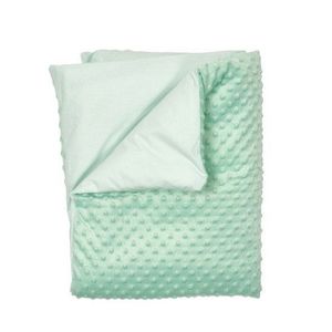 Patura Minky 100x80 cm verde Twins imagine
