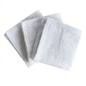Set 3 prosopele din frotir 30x30 cm Twindeco Alb imagine