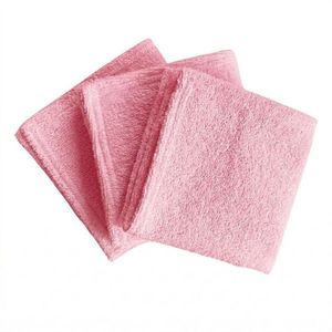 Set 3 prosopele din frotir 30x30 cm Twindeco Roz imagine
