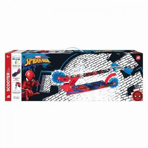 Trotineta pliabila cu 2 roti luminoase si ghidon reglabil Spiderman imagine