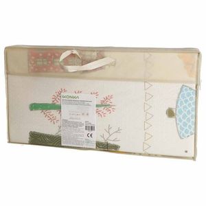 Covoras de joaca pliabil cu doua fete Teddy Bears Trees 150 x 200 cm, din spuma XPE, structura antiderapanta, husa de transport inclusa, protectie impotriva loviturilor, potrivit pentru interior si exterior imagine