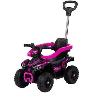 Masinuta de impins Chipolino ATV cu maner pink imagine