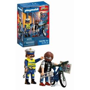 Playmobil - Jucarie de rol Prinderea hotului de biciclete imagine