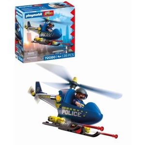Playmobil - Jucarie de rol Elicopter de politie imagine