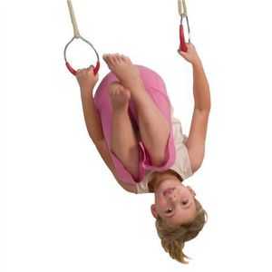 Inele gimnastica copii din metal, 120 mm, pentru spatii de joaca, KBT imagine