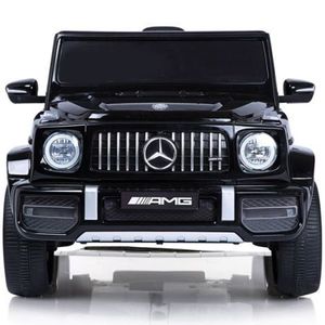 Masinuta electrica Chipolino SUV Mercedes AMG G63 cu scaun din piele si roti EVA black imagine