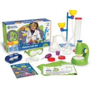 Set de stiinta primar deluxe cu microscop imagine