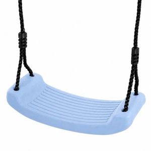 Leagan pentru copii din plastic HDPE rezistent la intemperii albastru pastel KBT imagine