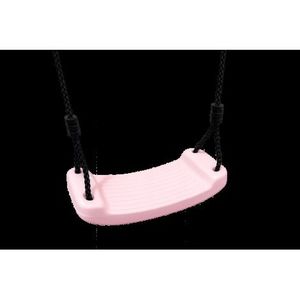 Leagan pentru copii din plastic HDPE rezistent la intemperii roz pastel KBT imagine