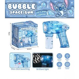 Pistol transparent pentru baloane de sapun Stitch imagine