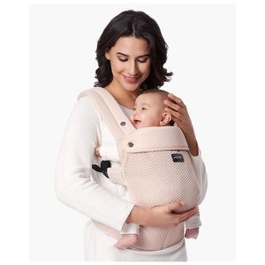 Marsupiu ergonomic roz Momcozy Air Mesh cozy si usor imagine