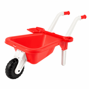 Roaba de jucarie pentru copii Doloni Red, cu manere ergonomice si lopata de lucru inclusa, dimensiune 87 x 50 x 38 cm imagine