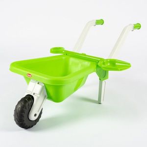 Roaba de jucarie pentru copii Doloni Green, cu manere ergonomice si lopata de lucru inclusa, dimensiune 87 x 50 x 38 cm imagine