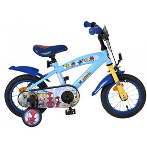 Bicicleta pentru copii EL Spidey si prietenii 12 inch, frana in butuc pentru roata spate, scaun si ghidon reglabil, spite metalice, roti gonflabile imagine