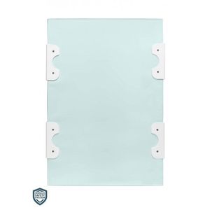 Saltea de infasat Sensillo Platinum Clovers 70x50 cm cu intaritura, accesorii montaj pe patut, margine de protectie antirasturnare si suprafata impermeabila imagine