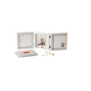 Rama foto cu dubla amprenta bebelus Tiny Love White imagine