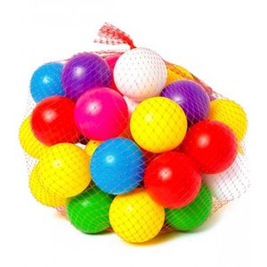 Set bile colorate din plastic 40 piese 7 cm imagine