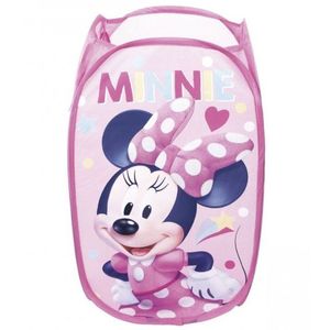 Cos textil pentru jucarii Minnie Mouse 36x36x58 cm imagine