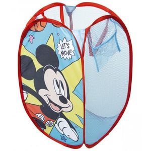 Cos textil pentru jucarii Mickey Mouse 36x36x58 cm imagine