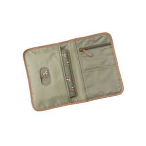 Geanta-plic pentru schimbat scutece cu salteluta model Deer Olive imagine