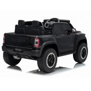 Masinuta electrica pentru copii cu licenta Ram 1500 Police 24V7Ah, telecomanda 2.4G cu 3 viteze, 2 motoare, faruri led si lumini girofar politie, muzica, 117x63x60 cm imagine