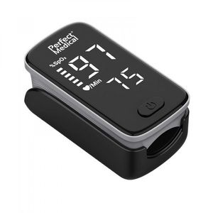 Pulsoximetru de deget Perfect Medical, monitorizare Sp O2 si puls, negru imagine