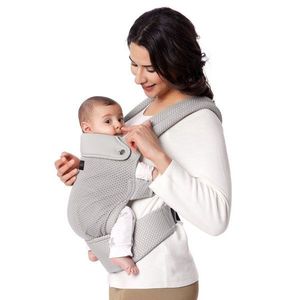 Marsupiu pentru nou nascut Momcozy Air Mesh grey imagine