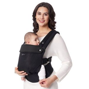 Marsupiu pentru nou nascut Momcozy Air Mesh black imagine