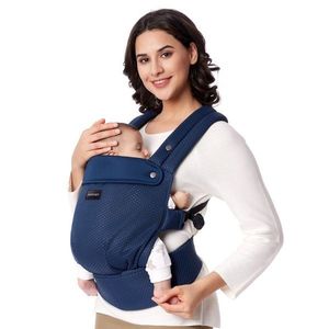 Marsupiu pentru nou nascut Momcozy Air Mesh blue imagine