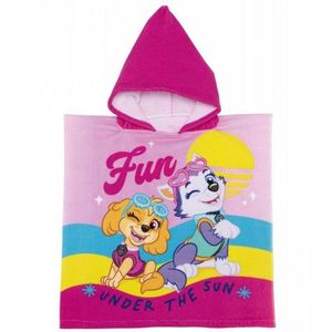 Poncho pentru fetite 50x100 cm Paw Patrol imagine