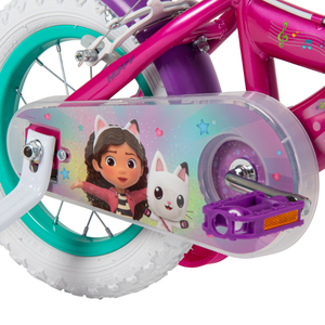 Bicicleta pentru copii 3-5 ani Huffy Gabbys Dollhouse 12 inch cu roti ajutatoare imagine