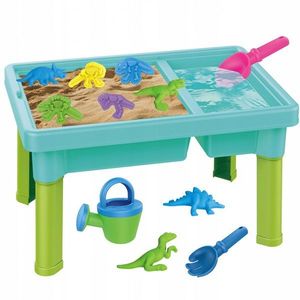 Set de joaca 3in1 pentru plaja si gradina cu cort Matadi Dino, 41 accesorii incluse, dinozaur lansator cu bile imagine