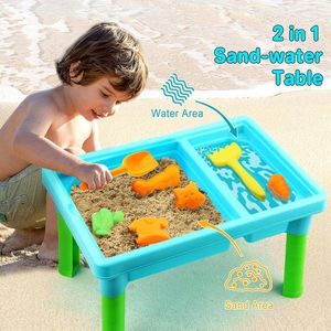 Set de joaca 3in1 pentru plaja si gradina cu cort Matadi Ocean, 15 accesorii incluse, 2 caluti de mare cu functie stropire imagine
