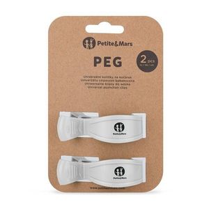 Set 2 clesti multifunctionali pentru carucior PetiteMars Alb imagine