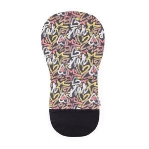 Salteluta pentru carucior PetiteMars Foamy GriMulticolor reversibila, cu doua fete, din spuma, universala, 86x42 cm imagine