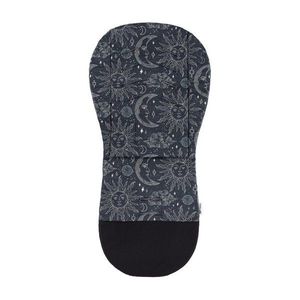 Salteluta pentru carucior PetiteMars Foamy Gri inchis reversibila, cu doua fete, din spuma, universala, 86x42 cm imagine
