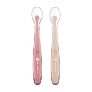 Set 2 lingurite PetiteMars TakeMatch RozBej, adecvate pentru masina de spalat vase, fara BPA, 6 luni+, cutie pentru depozitare imagine