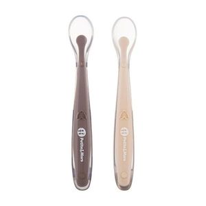 Set 2 lingurite PetiteMars TakeMatch Maro, adecvate pentru masina de spalat vase, fara BPA, 6 luni+, cutie pentru depozitare imagine