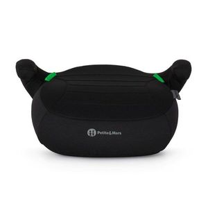 Inaltator auto pentru copii PetiteMars Zuno Negru i-Size, 125-150 cm, 22-36 kg, forma ergonomica, husa detasabila imagine