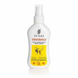 Pachet lotiune si gel repelent pentru capuse si tantari Tantarici, Dr. Soleil, 100 ml imagine