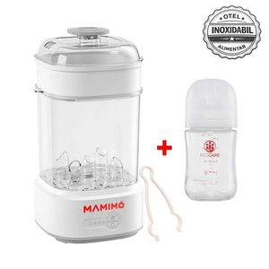 Sterilizator electric, cu aburi si functie uscare Mamimo BSD2005, 5 biberoane, sterilizare rapida, biberon sticla cadou imagine