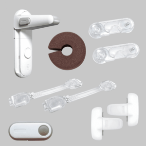 Set 9 blocatoare pentru sertare, dulapuri si usi imagine