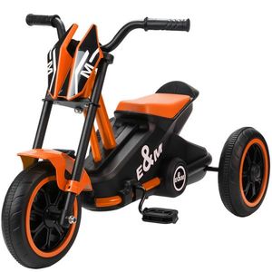 AIYAPLAY Tricicletă, bicicletă pentru copii, bicicletă de echilibru, bicicletă cu pedale, bicicletă pentru copii 18–36 luni, oțel, 79x44x47 cm, portocaliu | Aosom Romania imagine
