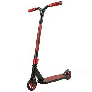 SPORTNOW Trotinetă acrobatică pentru trucuri, trotinetă freestyle cu rulmenți ABEC-9, roți 120 mm, rotație 360° pentru skatepark, roșu | Aosom Romania imagine