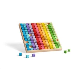 Joc educativ din lemn - Tabla inmultirii | BigJigs Toys imagine