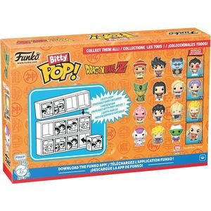 Set 4 figurine - Funko Bitty Pop! Dragon Ball Z: Cell, Android 17, Android 18, Future Trunks | Funko imagine